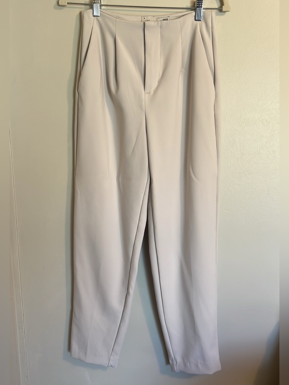 a new day Cream Women's Pleated Dress Trousers